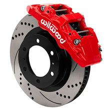 Load image into Gallery viewer, Wilwood 15-21 Toyota Tacoma Aero6-DM SRP Front Brake Kit 13.31 Rotor - Red w/Lines