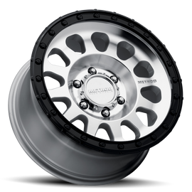 Method MR315 17x8.5 +25mm Offset 8x6.5 130.81mm CB Machined Wheel - Gloss Black Lip