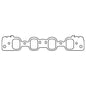 Cometic Ford 335 Series V8 .060in KF Intake Manifold Gasket Set - 4BBL Heads