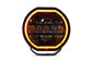 DV8 Offroad 7in Halo Elite Round Light w/ Accent Halo - White/Amber