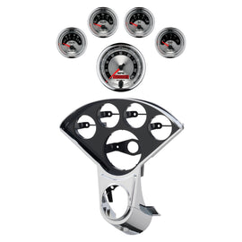 Autometer American Muscle Direct Fit Dash Kit 55-59 Chevy Truck (1 x 3-3/8in. / 4 x 2-1/16in.)