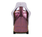 NRG FRP Bucket Seat (Medium) Prisma-Chromatic Lilac Vegan Suede w/ Chameleon Back