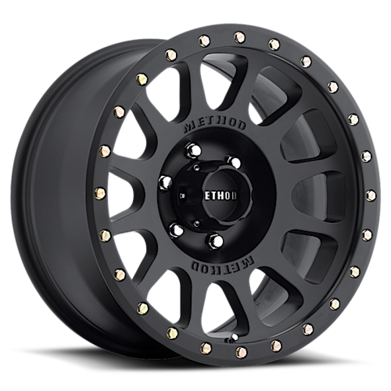 Method Wheels MR305 NV 17x8.5 /+25mm Offset / 6x120 / 83mm CB Matte Black Wheel