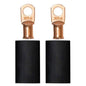 Moroso 3/8in Dia Stud 2 GA Wire Crimp/Solder Battery Cable Terminal Kit (2 Pack)