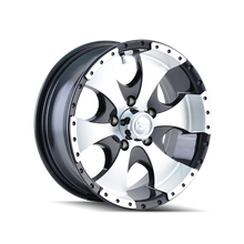 Load image into Gallery viewer, ION Type 136 14x6 / 5x114.3 BP / 0mm Offset / 83.82mm Hub Black/Machined Wheel