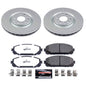 Power Stop 16-23 Jeep Cherokee Front Z36 Coated Truck & Tow Brake Kit
