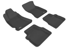 3D MAXpider 2009-2013 Subaru Forester Kagu 1st & 2nd Row Floormats - Black