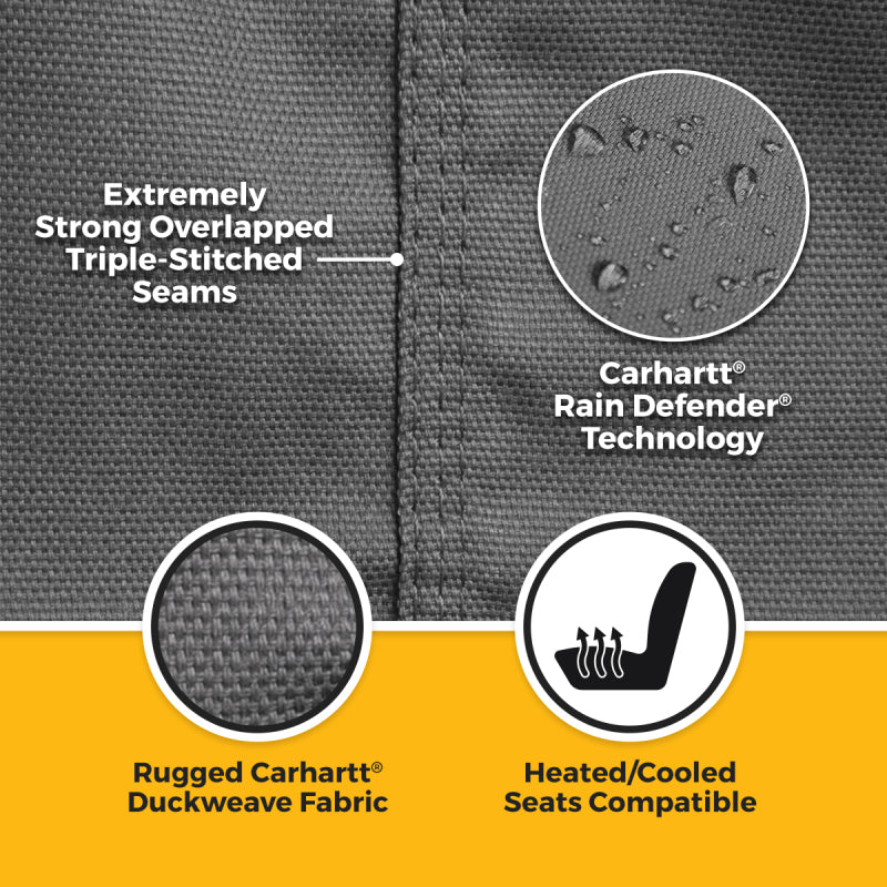 Covercraft 23-25 Ford F150 Carhartt SeatSaver Custom Seat Cover - Gravel