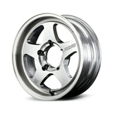 Gram Lights 57FR-X 16x5.5 +00 5-139.7 Sunlight Silver/Rim DC Wheel
