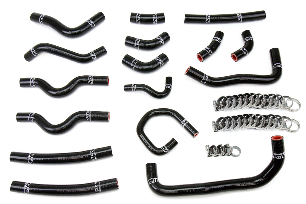 HPS Performance Silicone Hose Kit - Heater Hose 57-1913-BLK
