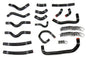 HPS Performance Silicone Hose Kit - Heater Hose 57-1913-BLK