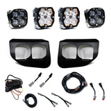 Baja Designs 20-22 Ford SD Squadron 2.0 SAE/Sport Dual Fog Pocket Kit (Driving/Combo) - Clear