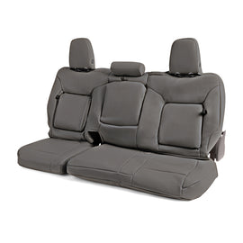 Covercraft 19-24 Chevrolet Silverado Leatherette PrecisionFit Custom Second Row Seat Covers - Stone