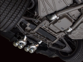 AWE Tuning 05-07 C6 Chevrolet Corvette 6.0L Track Edition Axleback Exhaust w/ Chrome Silver Tips