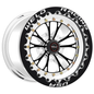 Weld Vitesse 17x10 / 5x4.5mm BP / 8in. BS Low Pad Black Wheel - Black SBL