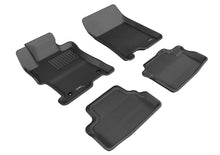 Load image into Gallery viewer, 3D MAXpider 2008-2012 Honda Accord Coupe Kagu 1st &amp; 2nd Row Floormats - Black