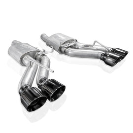 Stainless Works 22-25 Cadillac CT5-V Blackwing Axleback Exhaust - Black Chrome Tips