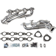 Load image into Gallery viewer, Chevrolet GM Truck SUV 4.8 5.3 1-3/4 Shorty Exhaust Headers Polished Silver Ceramic 99-13
