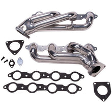 Load image into Gallery viewer, Chevrolet GM Truck SUV 6.0 1-3/4 Shorty Exhaust Headers Polished Silver Ceramic 99-13