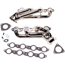 Load image into Gallery viewer, Chevrolet GM Truck 5.3 6.2 1-3/4 Shorty Exhaust Headers Polished Silver Ceramic 14-18