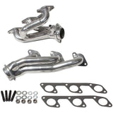 Ford Mustang V6 1-5/8 Shorty Exhaust Headers Polished Silver Ceramic 05-10