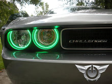 Load image into Gallery viewer, Oracle 08-14 Dodge Challenger LED Projector Headlight Halo Kit - Green