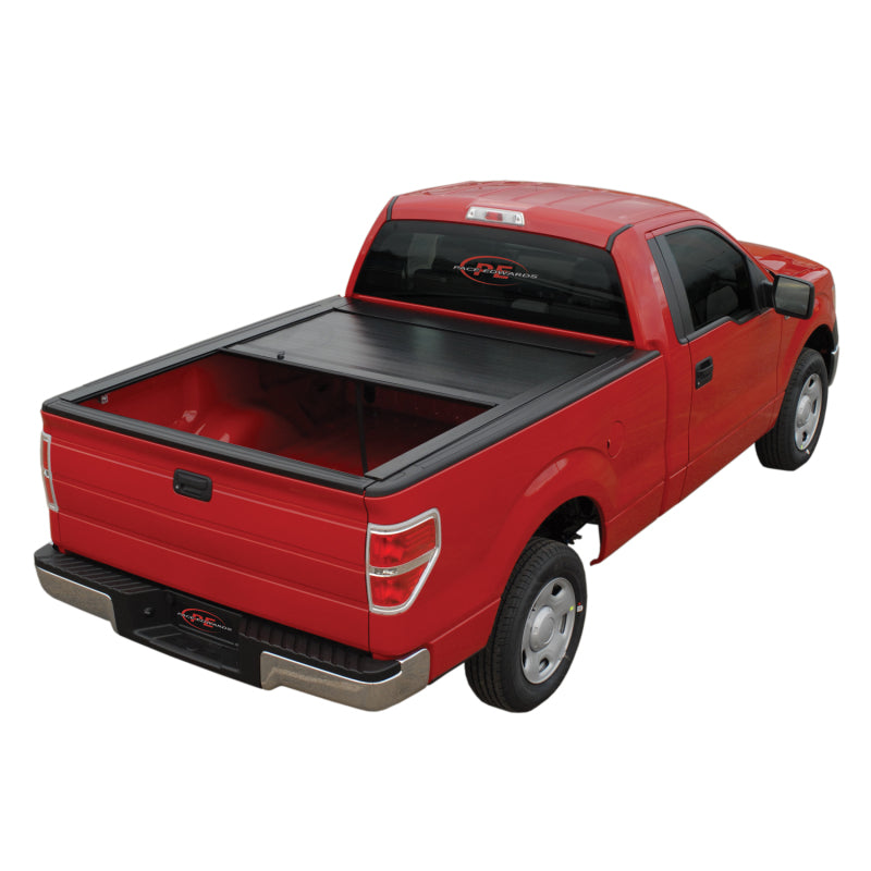 Pace Edwards Full Metal Matte Black JackRabbit Manual Retractable Tonneau Cover