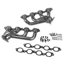 Load image into Gallery viewer, Chevrolet GM Truck 5.3 6.2 1-3/4 Shorty Exhaust Headers Polished Silver Ceramic 14-18