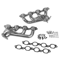 Load image into Gallery viewer, Chevrolet GM Truck 5.3 6.2 1-3/4 Shorty Exhaust Headers Polished Silver Ceramic 14-18
