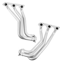 Load image into Gallery viewer, Jeep Wrangler 3.8 1-5/8 Long Tube Exhaust Headers With High Flow Cats Polished Silver Ceramic 07-11