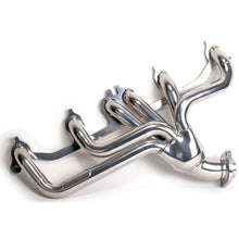 Load image into Gallery viewer, Jeep Cherokee Wrangler 4.0 1-1/2 Shorty Exhaust Header Polished Silver Ceramic 91-99