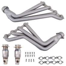 Load image into Gallery viewer, Chevrolet Camaro SS 1-7/8 Long Tube Exhaust Headers With High Flow Cats Titanium Ceramic 10-15