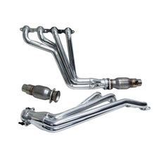 Load image into Gallery viewer, Chevrolet Camaro SS 1-7/8 Long Tube Exhaust Headers With High Flow Cats Polished Silver Ceramic 10-15