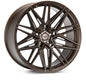 Vossen HF-7 - 21X10 - 5X112 - ET21 - Deep - 66.5 - SBZ - Satin Bronze Wheel