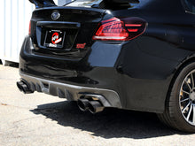 Load image into Gallery viewer, aFe Subaru WRX/STi 15-21 H4-2.0/2.5L Takeda 3in to 2-1/2in Stainless Cat-Back Exhst Crbn Fiber Tip