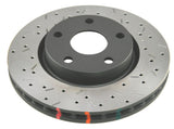 DBA 2016+ Holden RG Colorado / Trailblazer Front 4000 Series XS Drilled & Slotted Gold Brake Rotor