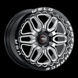 Weld Racing 20x10 Laguna 6 Bead Lock 6x135 ET38 BS7.00 Gloss BLK MIL DIA 87.1