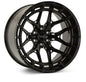 Vossen HFX-6 22x10 - 6x135 - ET-18 - Super Deep - 87.1 - Gloss Black Wheel