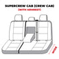 Covercraft 19-21 Ford F150 Carhartt Super Dux SeatSaver Custom Second Row Seat Covers - Black