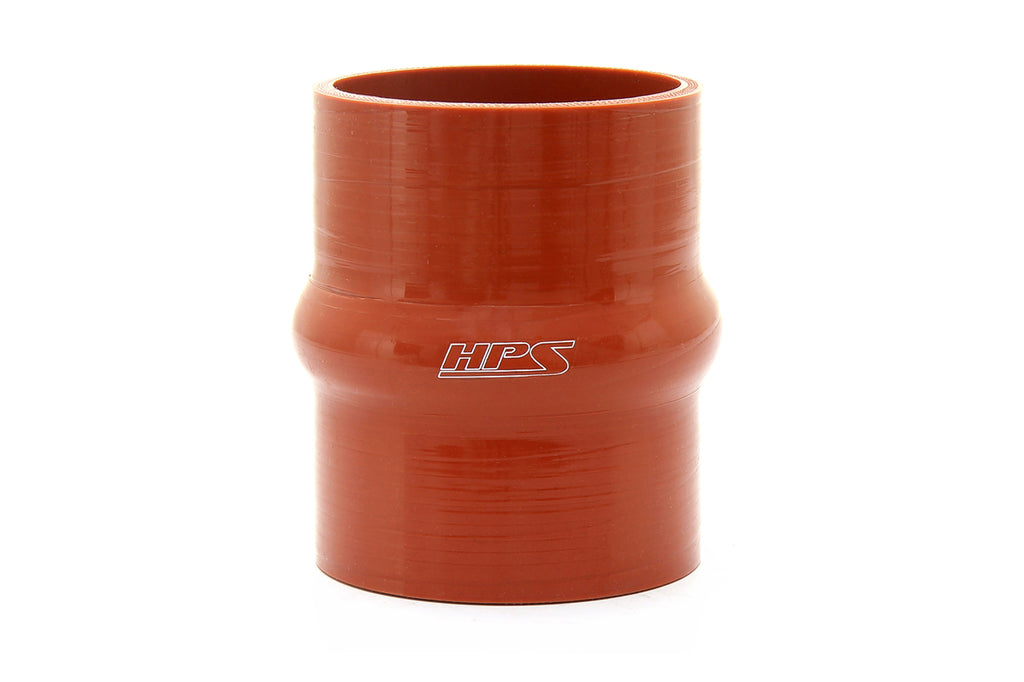 HPS 2.75" ID , 6" Long High Temp 4-ply Aramid Reinforced Silicone Hump Coupler Hose Orange (70mm ID , 152mm Length)