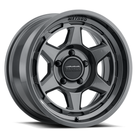Method MR708 Bead Grip 17x8.5 / 0mm Offset / 5x5 BP / 71.5mm CB - Gloss Titanium