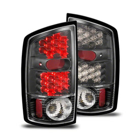 Raxiom 02-05 Dodge RAM 1500 LED Tail Lights- Black Housing- Clear Lens