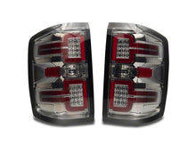 Load image into Gallery viewer, Raxiom 14-18 Chevrolet Silverado 1500 LED TailLights/SeqTurn Signals- Chrome- Smoked Lens