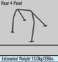 Cusco Roll Cage 4pt Safety21 Nissan 180SX (S/O / No Cancel)