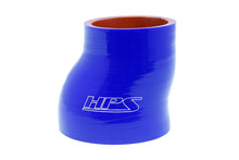 Load image into Gallery viewer, HPS 2" - 2.5" ID , 3" Long High Temp 4-ply Reinforced Silicone Offset Reducer Coupler Hose Blue (51mm - 63mm ID , 76mm Length)