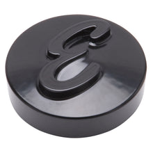 Load image into Gallery viewer, Edelbrock E Logo Black Anodized Nut for Pro-Flo Universal 14in Round Air Cleaners