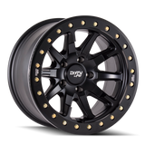 Dirty Life 9304 DT-2 20x9 / 5x139.7 BP / 12mm Offset / 87.1mm Hub Matte Black Wheel - Beadlock