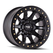 Load image into Gallery viewer, Dirty Life 9304 DT-2 17x9 / 5x127 BP / -12mm Offset / 78.1mm Hub Matte Black Wheel - Beadlock