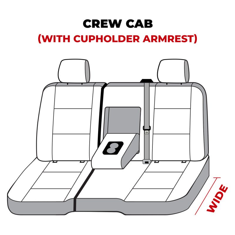 Covercraft 14 Chevrolet Silverado Carhartt SeatSaver Custom Second Row Seat Covers - Brown
