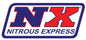 Nitrous Express White w/ Gray Mesh Flat Bill Cap (Snapback - Embroidered Logo)